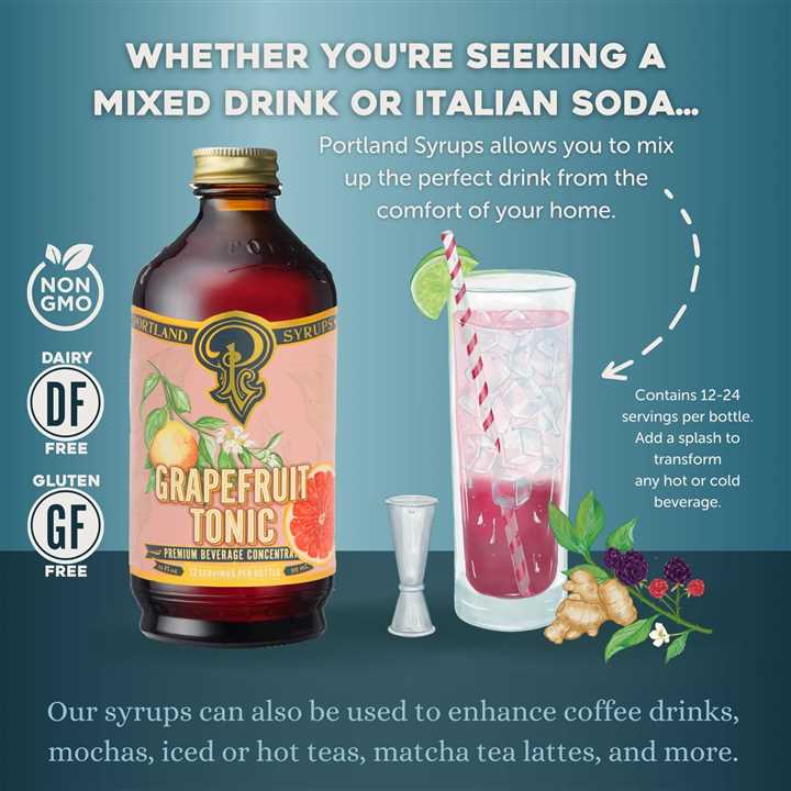 Grapefruit Tonic 12oz Beverage Mixer - Market 12