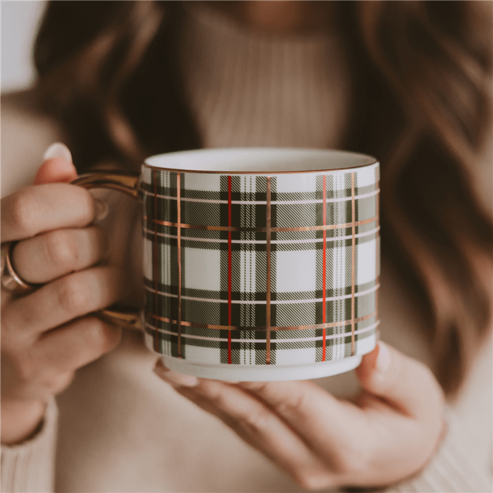 Green Plaid Coffee Mug - Market 12