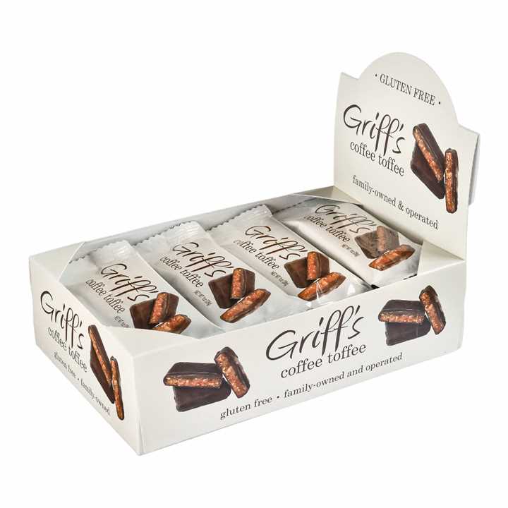 Griff's Coffee Toffee Dark Chocolate Toffee - Market 12