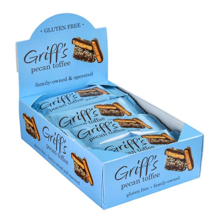 Griff's Pecan Toffee Dark Chocolate Toffee - Market 12