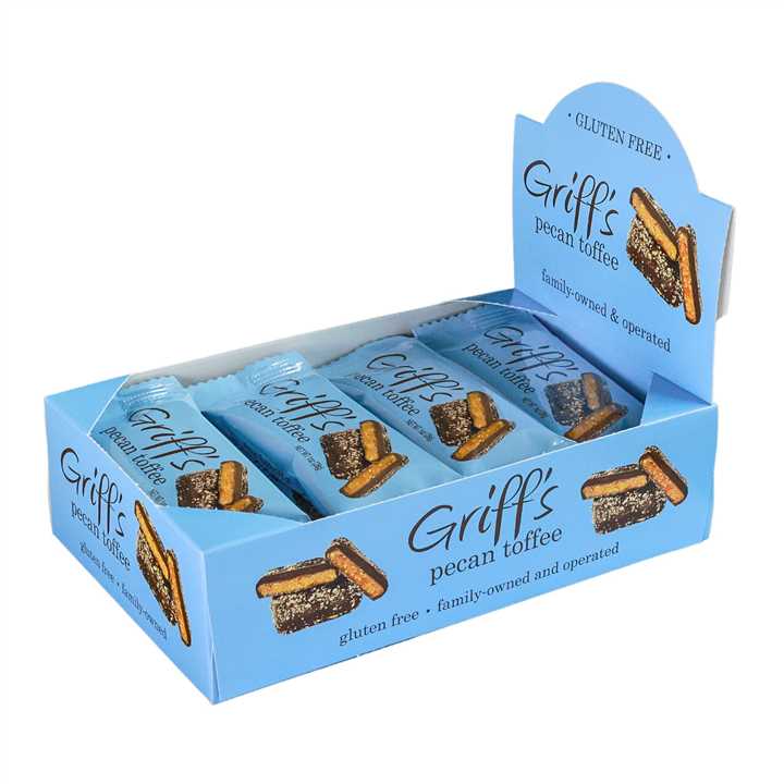 Griff's Pecan Toffee Dark Chocolate Toffee - Market 12