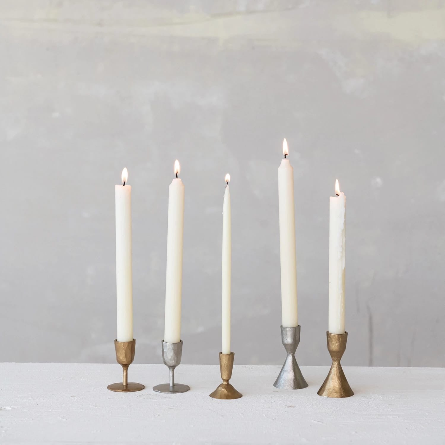 Hand - Forged Cast Iron Taper Holder - Market 12