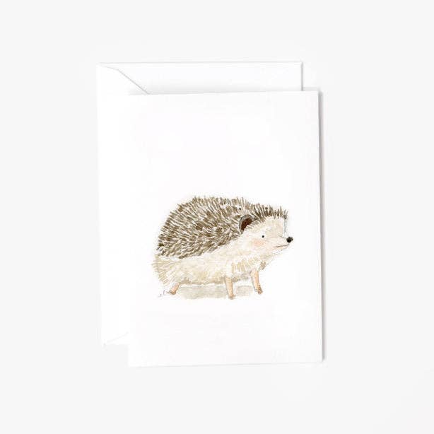 Hedgehog mini notecard - Market 12