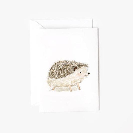 Hedgehog mini notecard - Market 12