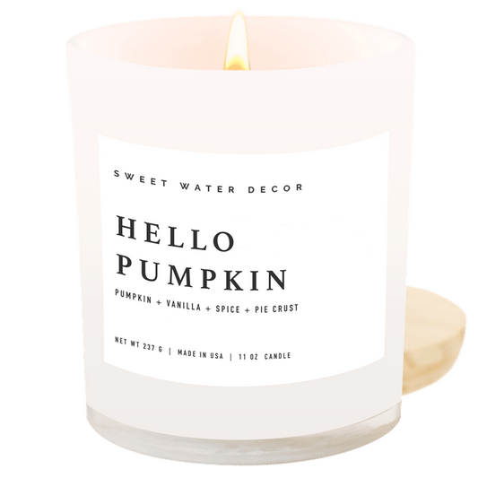 Hello Pumpkin 11 oz Soy Candle - Market 12