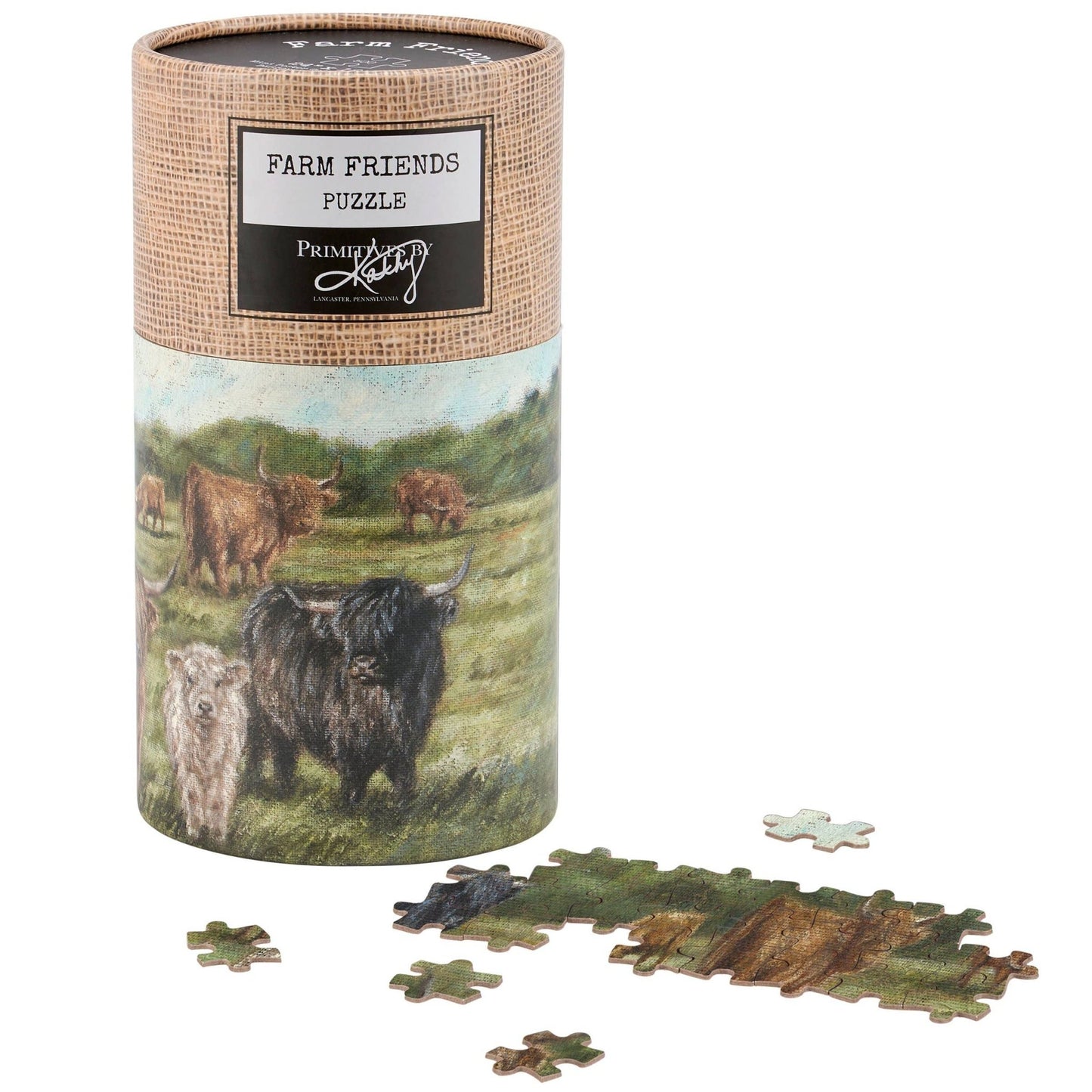 Highland Cows Puzzle - Market 12