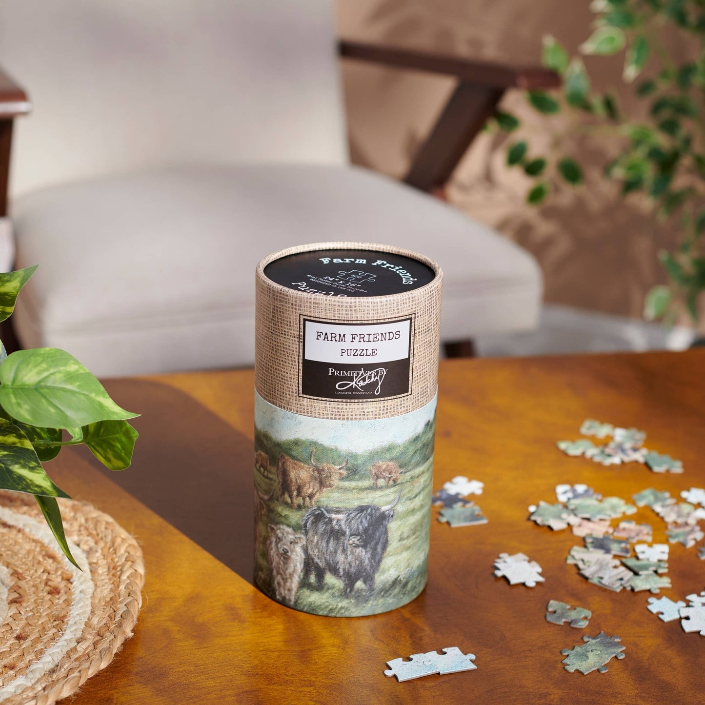 Highland Cows Puzzle - Market 12