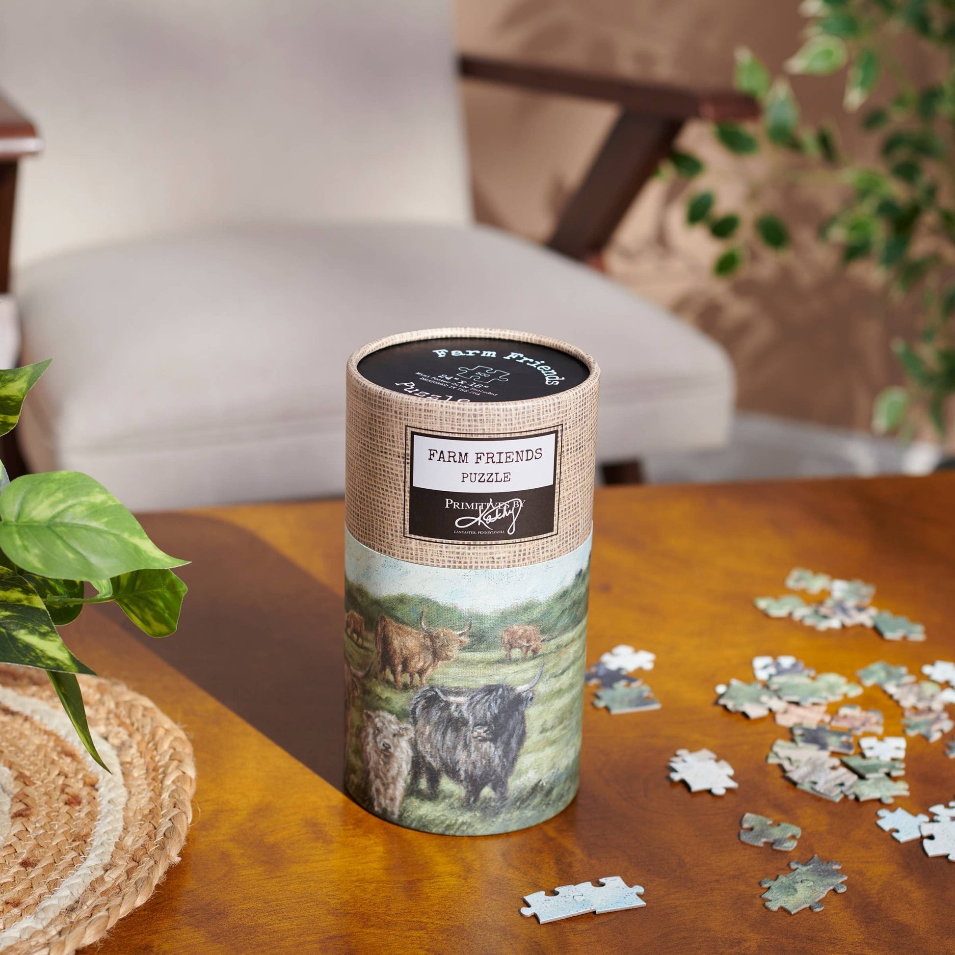 Highland Cows Puzzle - Market 12