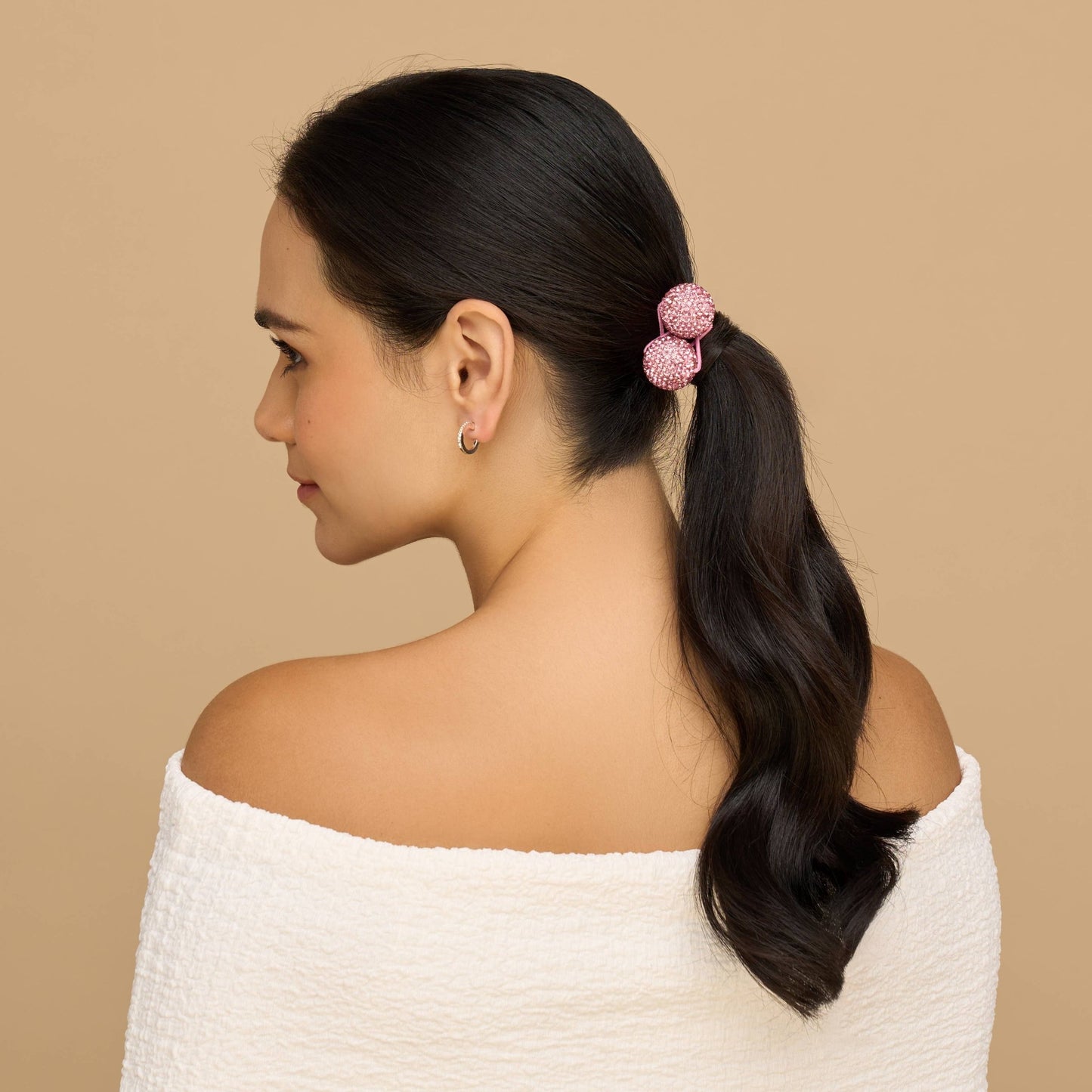 Holiday Bubble Hair Ties 2pc Set - Market 12