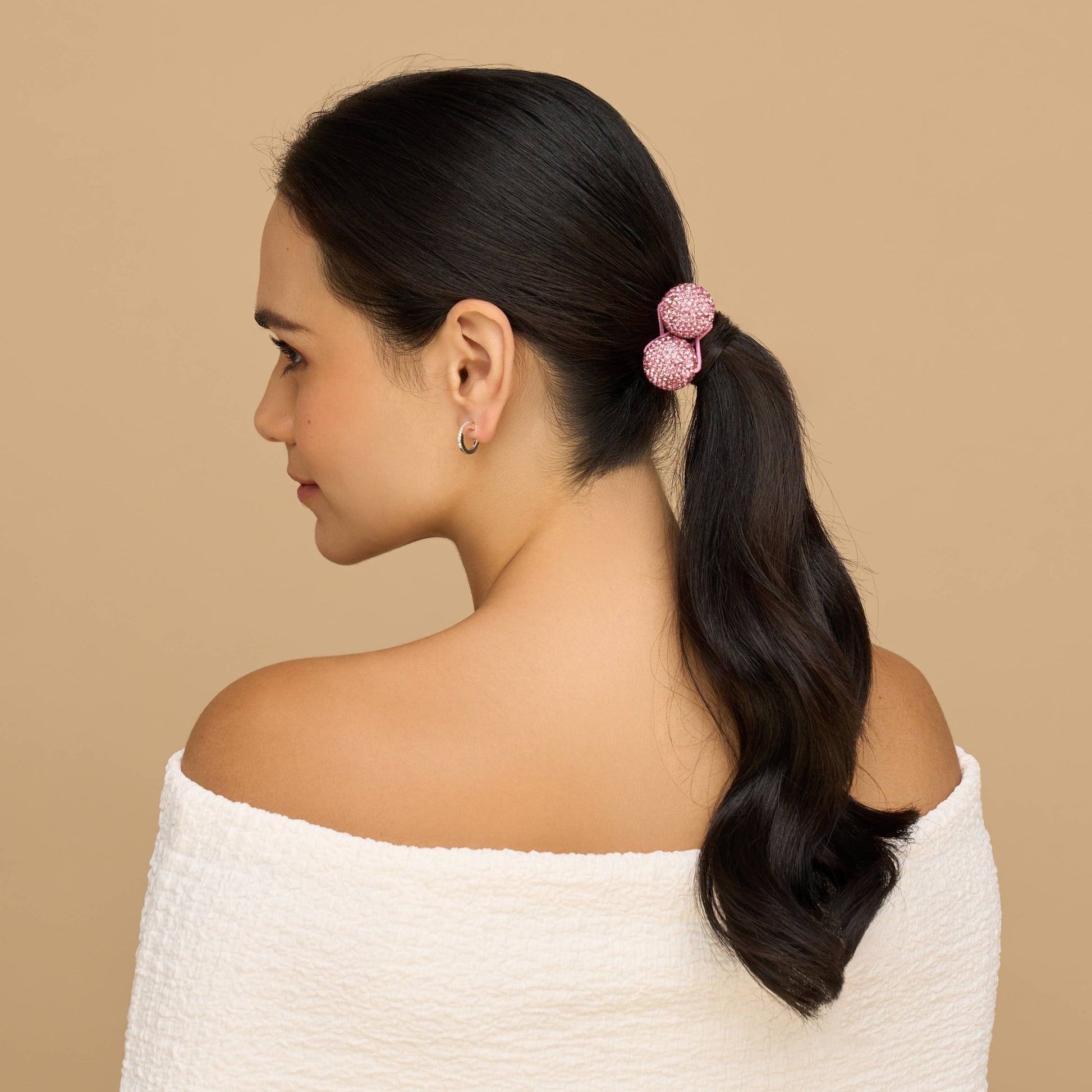 Holiday Bubble Hair Ties 2pc Set - Market 12