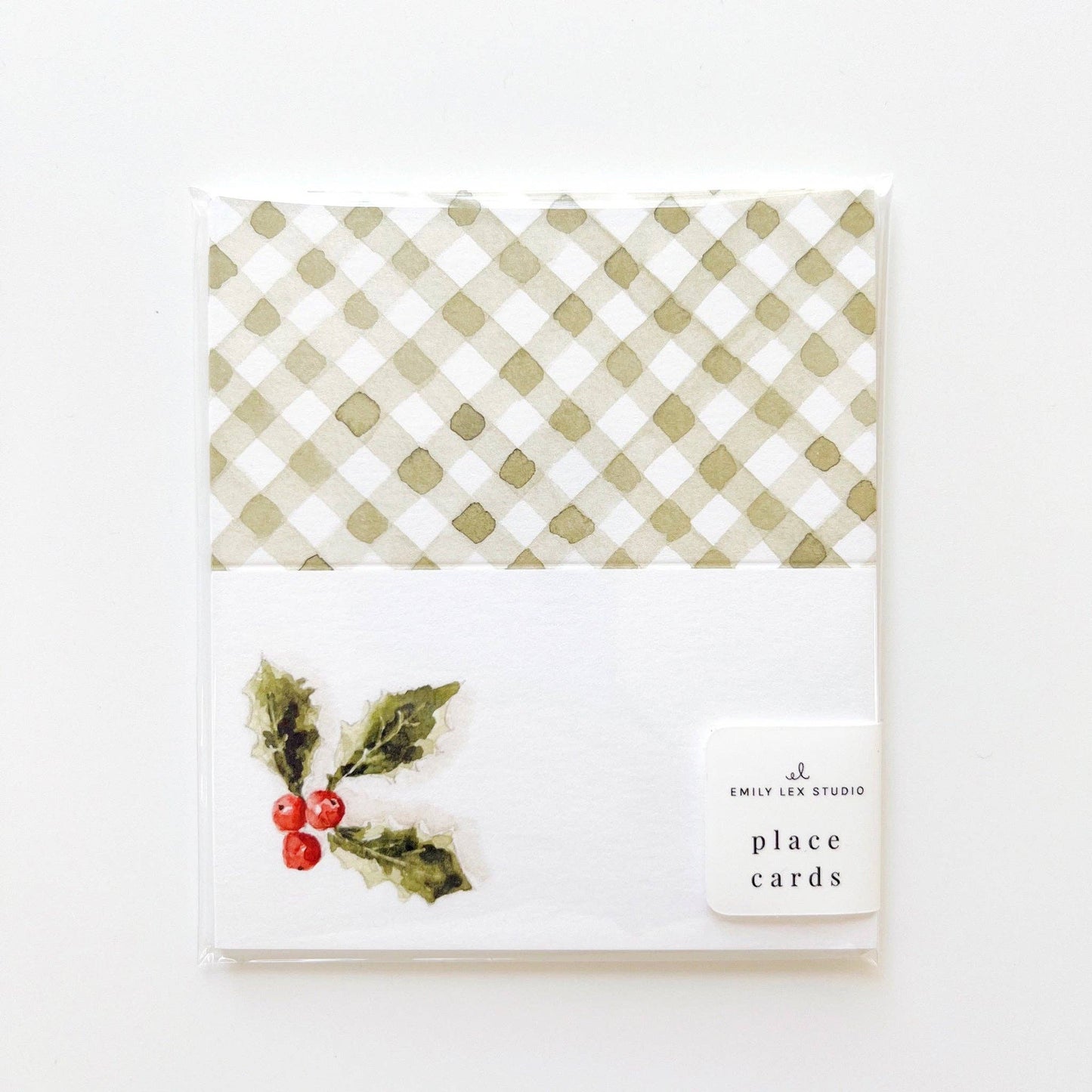 Holly berry place cards - Market 12