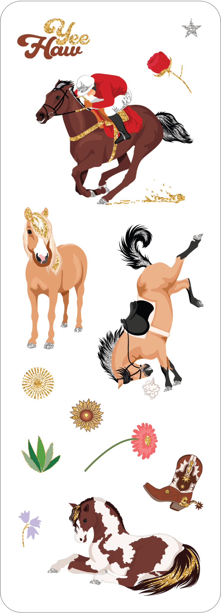 Horses Sticker Set - Market 12
