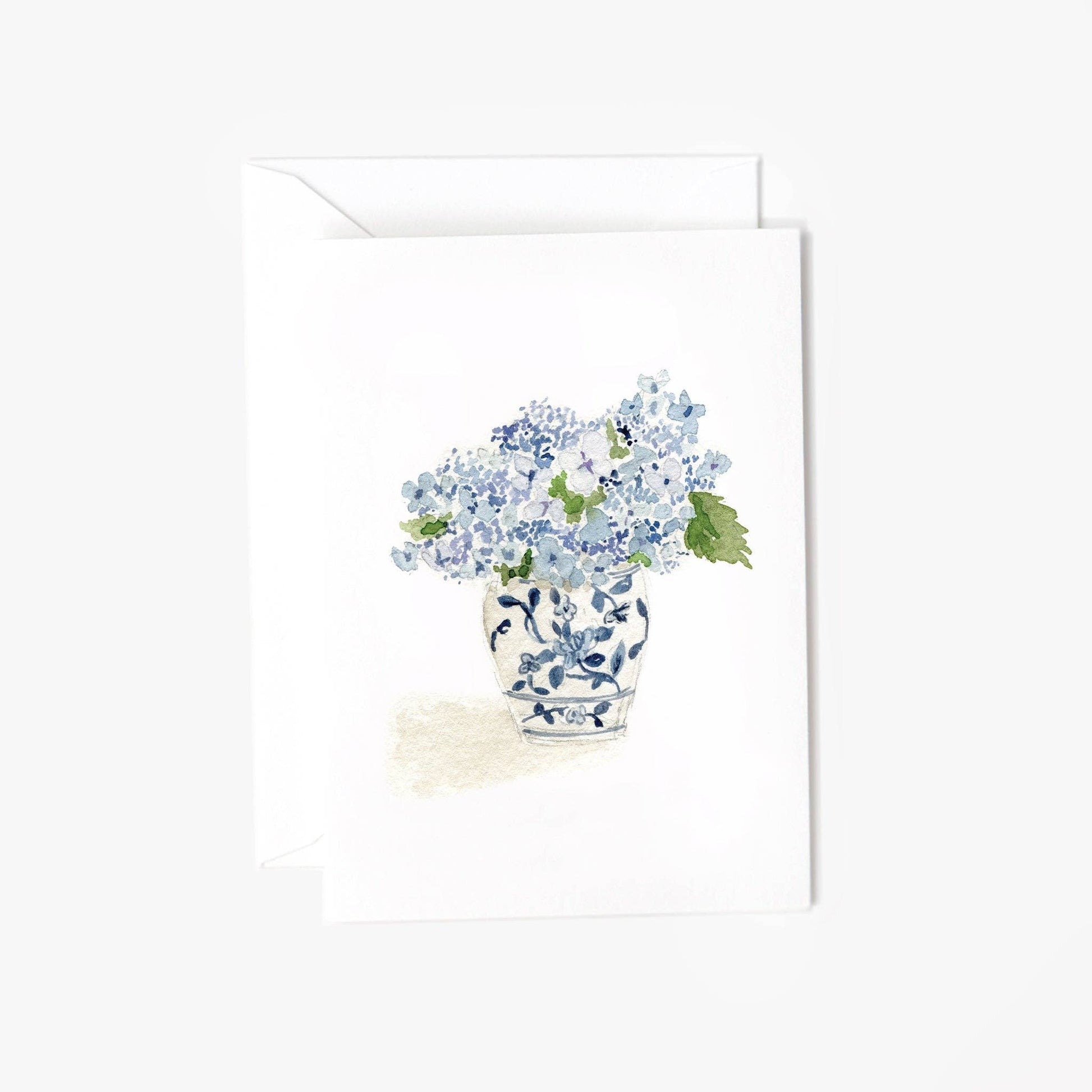 Hydrangea bouquet mini notecard - Market 12
