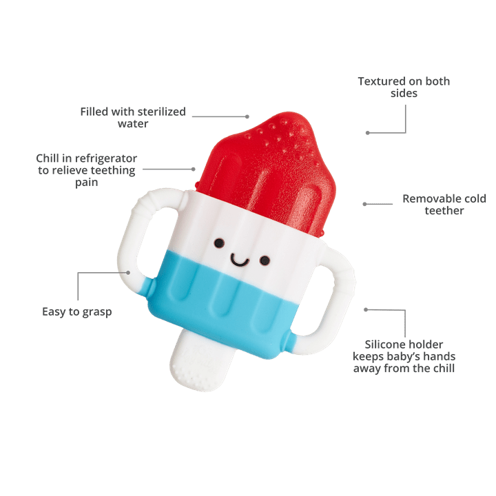 Itzy Cool, Baby Cold Teether, Handled - Market 12
