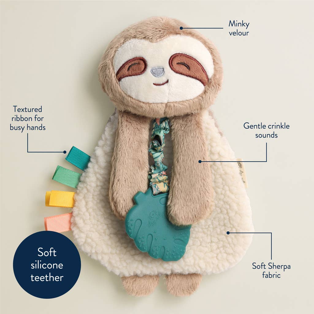 Itzy Friends Lovey™ Plush: Peyton the Sloth - Market 12