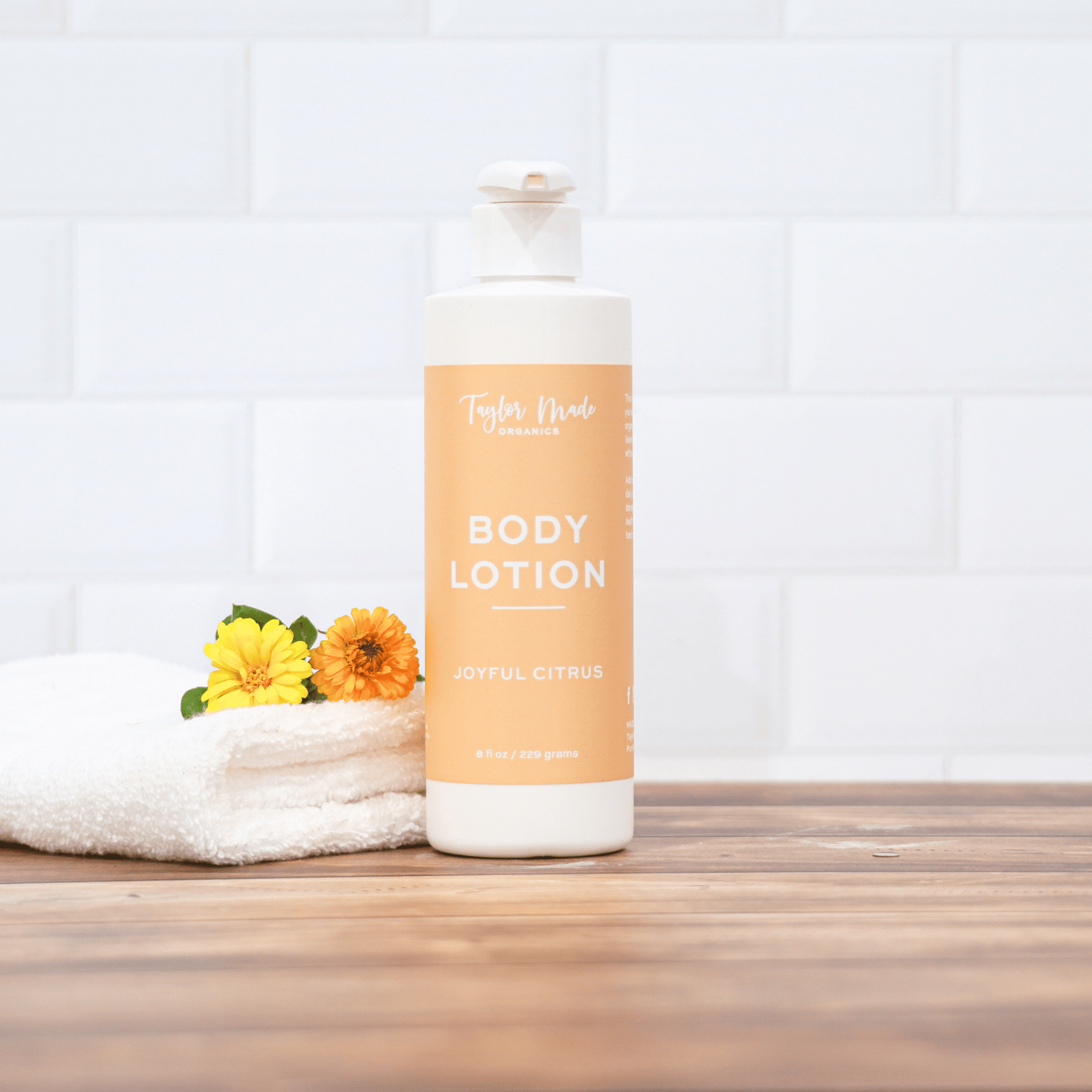 Joyful Citrus Organic Lotion | uplifting + non - greasy: 8oz - Market 12