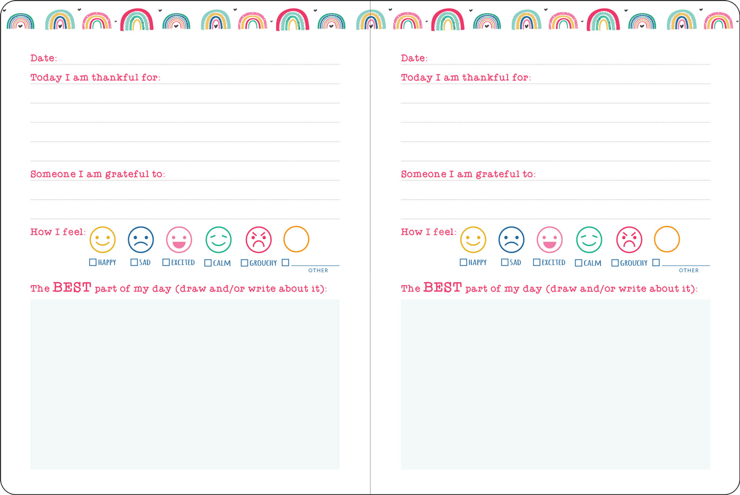 Kids’ Daily Gratitude Journal - Market 12