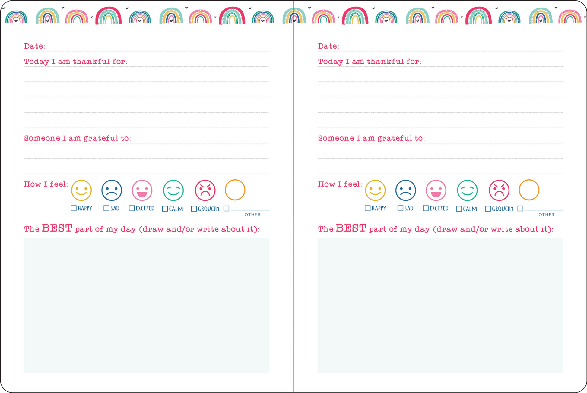 Kids’ Daily Gratitude Journal - Market 12