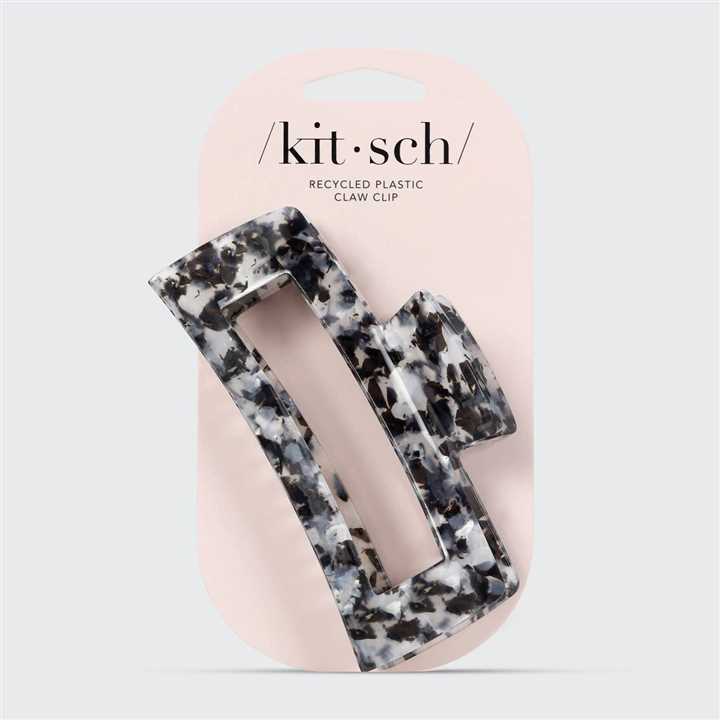 Kitsch Eco - Friendly Jumbo Open Shape Claw Clip - Black - Market 12