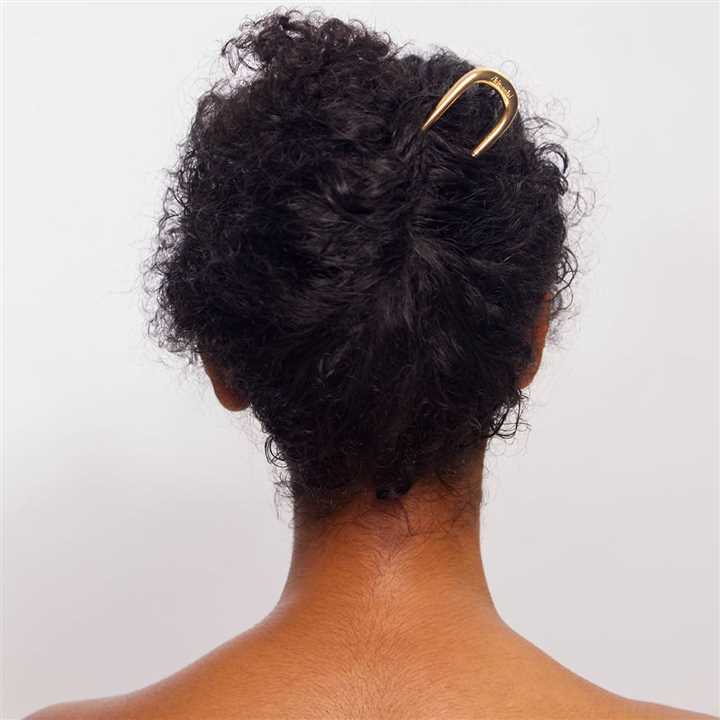 Kitsch Metal French Hair Pin - Gold - Market 12