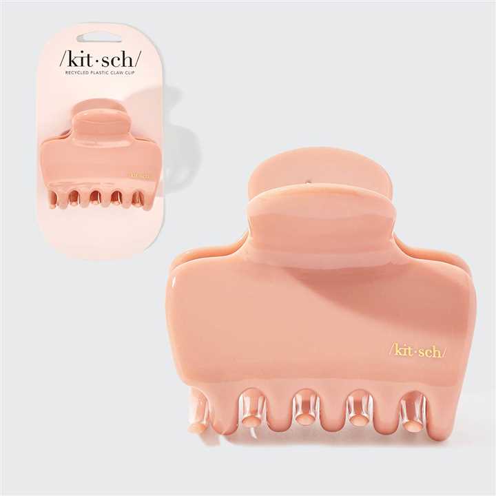 Kitsch Recycled Plastic Puffy Cloud Clip 1pc - Rosewood - Market 12