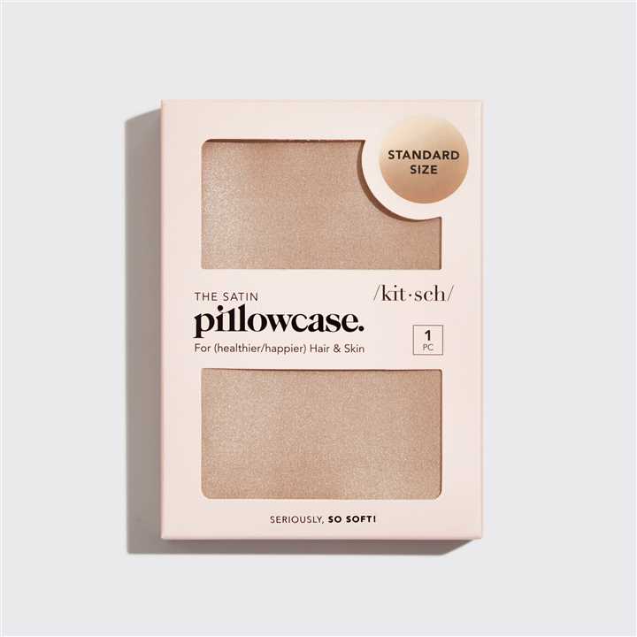 Kitsch Satin Pillowcase - Champagne - Market 12