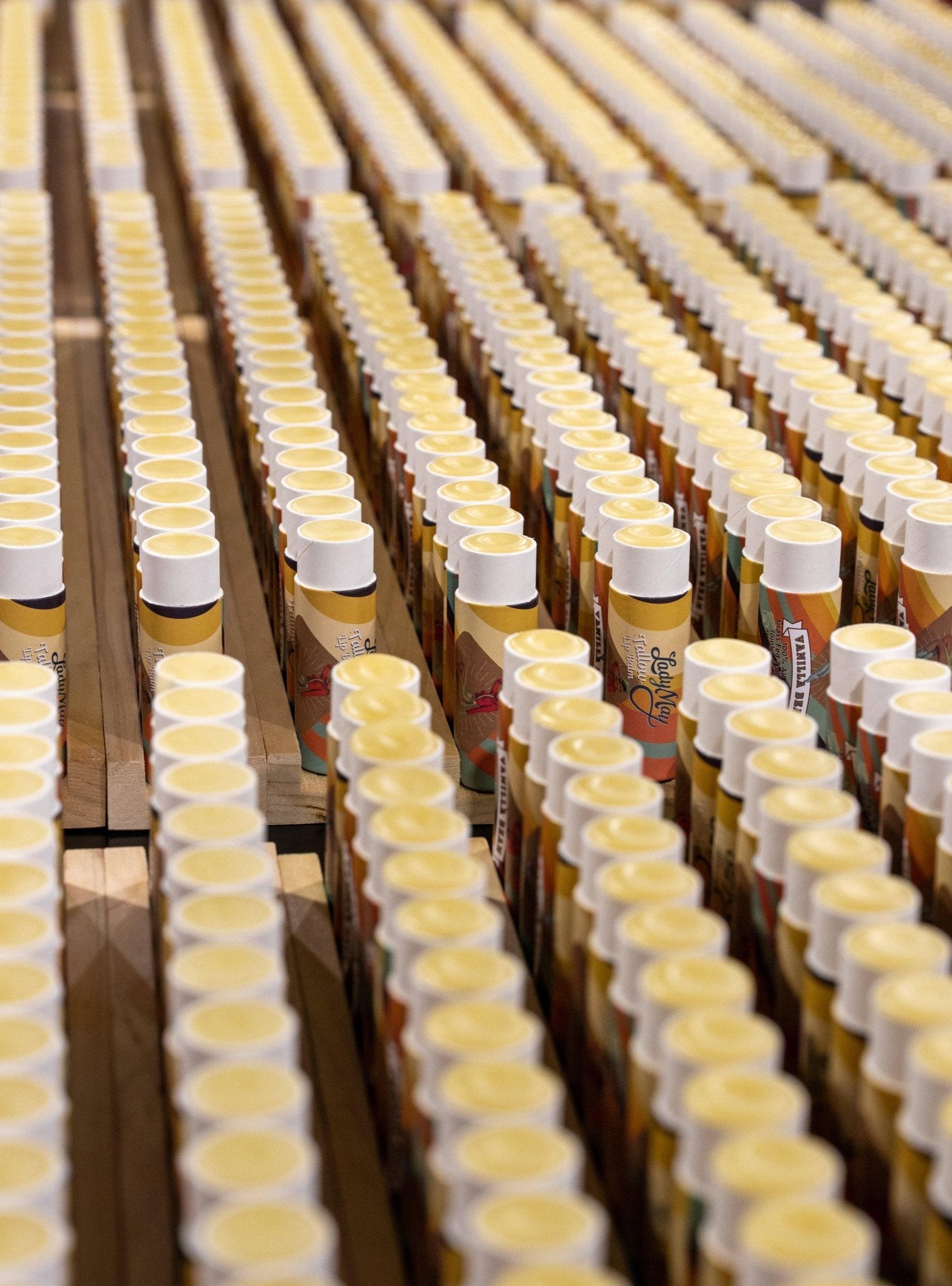 Lady May Tallow Lip Balm – Natural, Hydrating, Grasshopper (Mint)