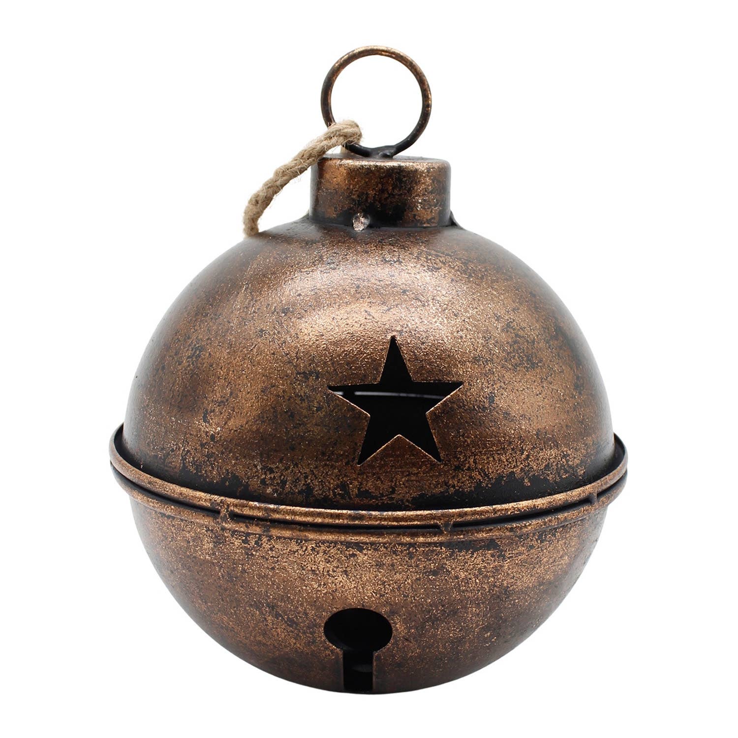 Large Copper Bell Ornament - Market 12