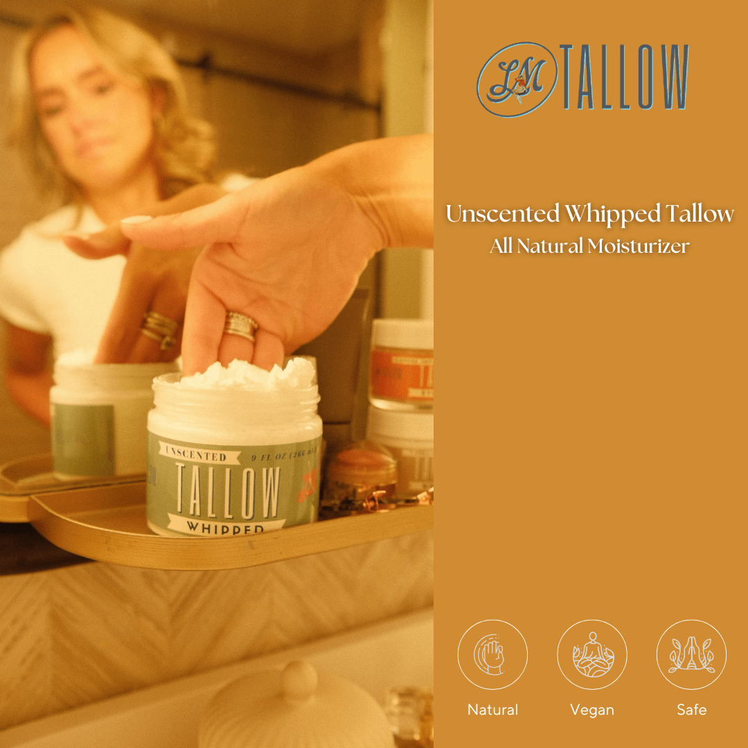 Lavender 9oz Whipped Tallow | All Natural Moisturizer Size 2oz - 24oz: 9oz - Market 12
