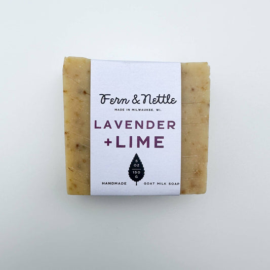 Lavender + Lime Goat Milk Soap - Market 12