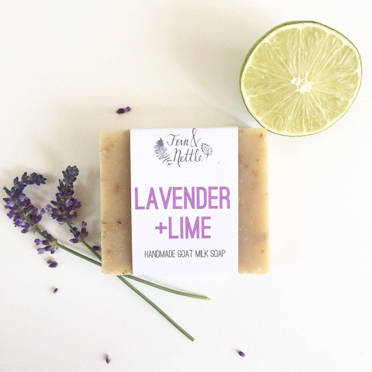 Lavender + Lime Goat Milk Soap - Market 12