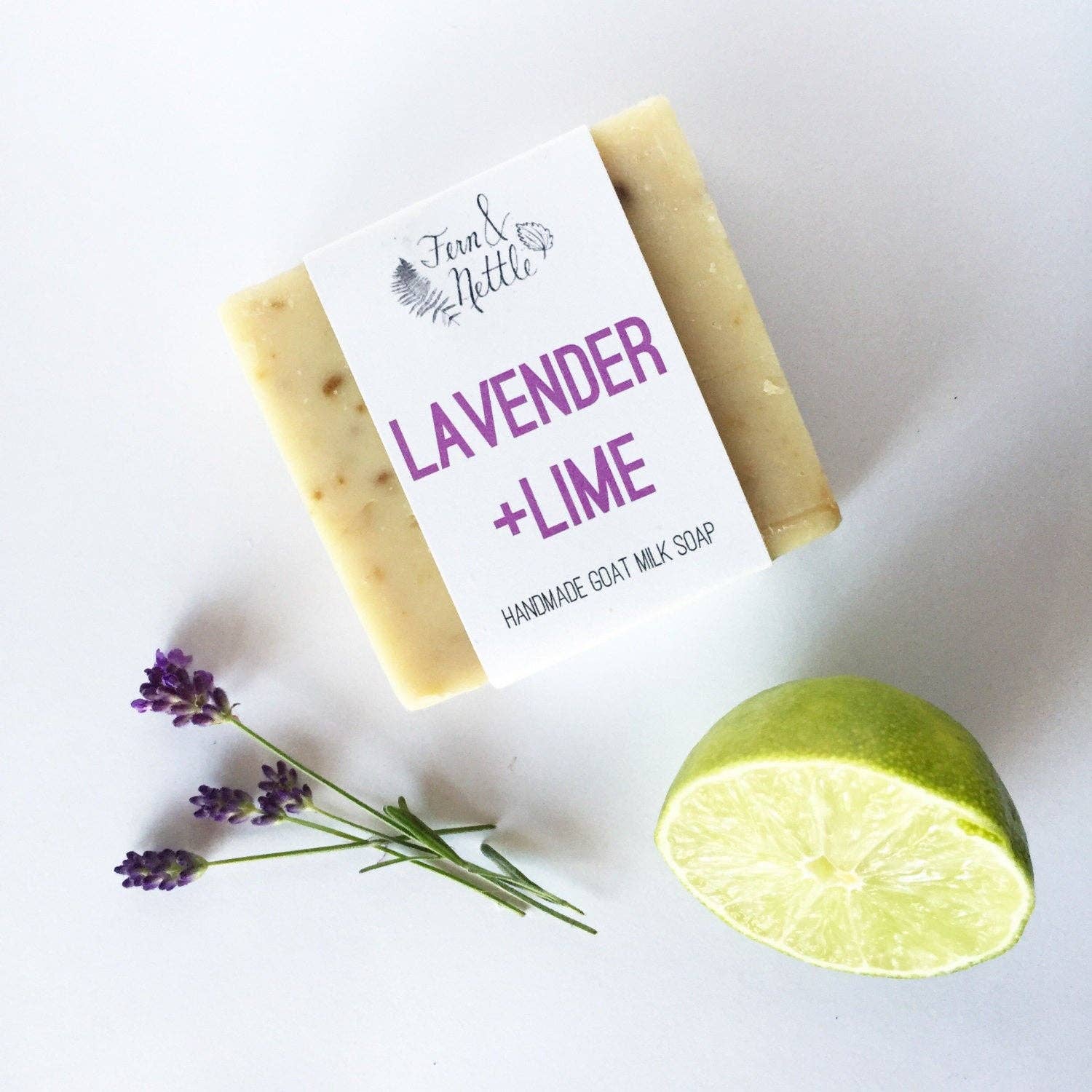Lavender + Lime Goat Milk Soap - Market 12