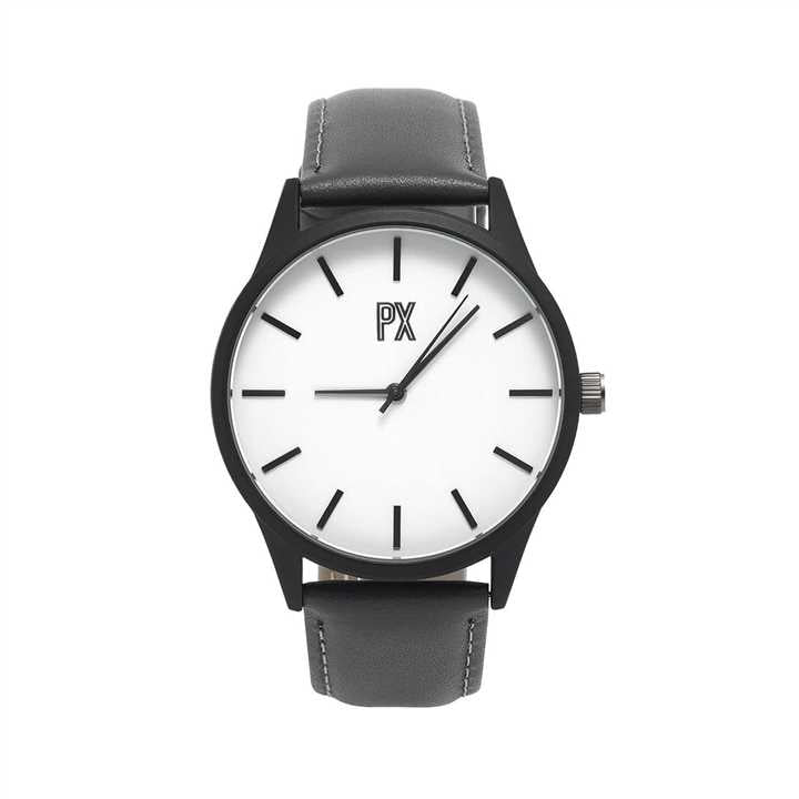 Leather Strap Watch - Market 12