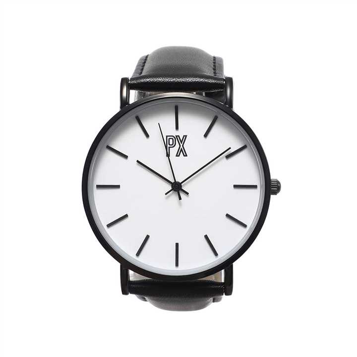Leather Strap Watch - Market 12