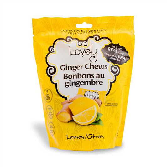 Lemon Ginger Chews Candy - GF, Vegan - Market 12