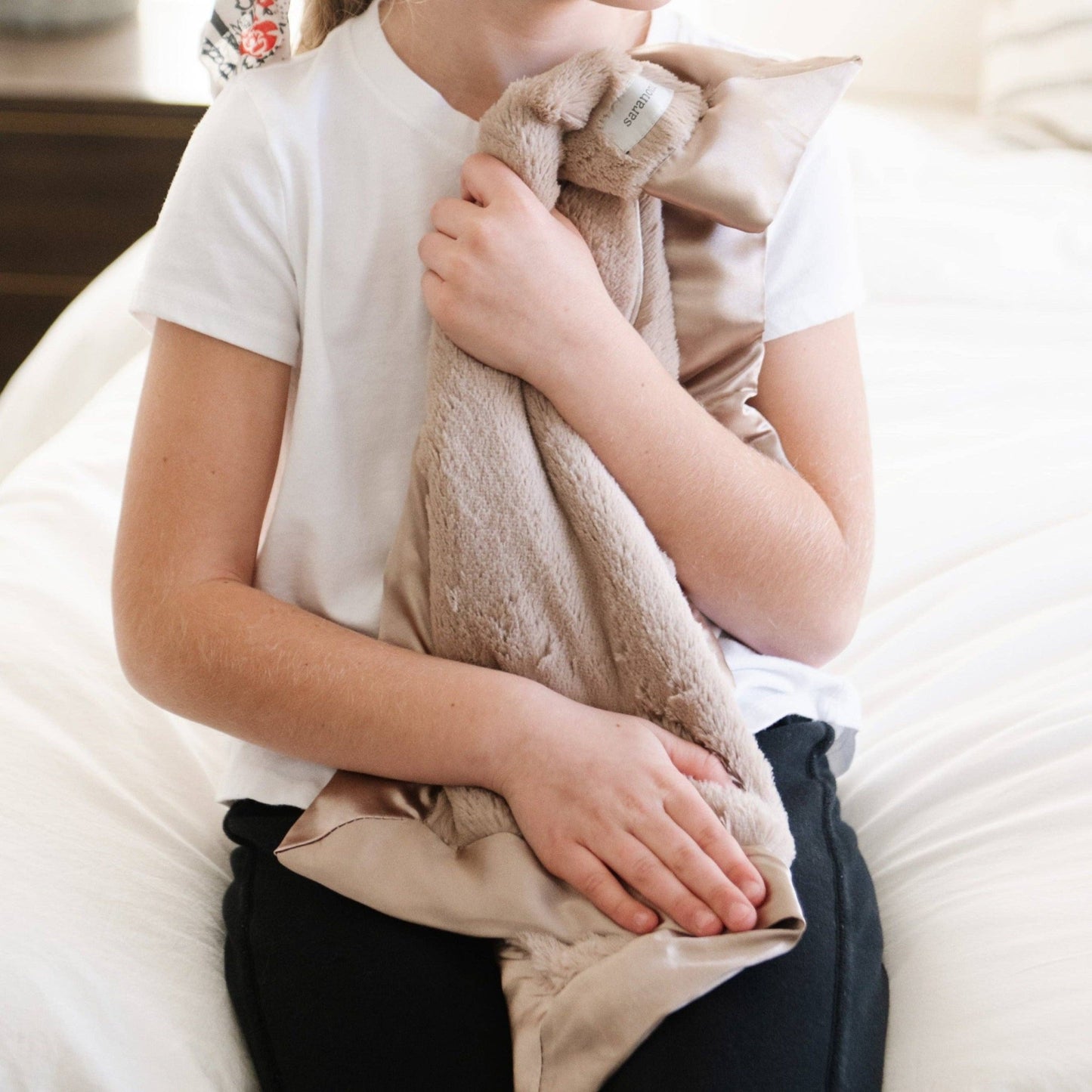 Light Pink SATIN BORDER MINI BLANKETS - Market 12