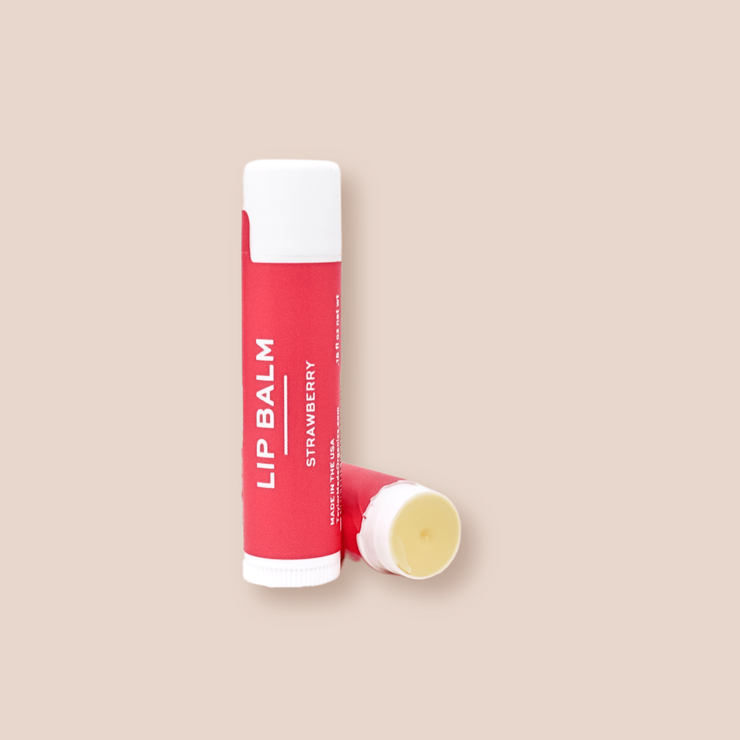 Lip Balms Organic | cocoa + shea butter: Strawberry - Market 12