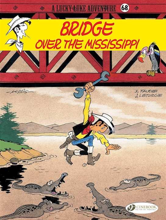 Lucky Luke: Bridge over the Mississippi; paperback; series No. 68 - Market 12
