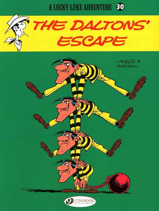 Lucky Luke: The Daltons' Escape; paperback; series No. 30 - Market 12