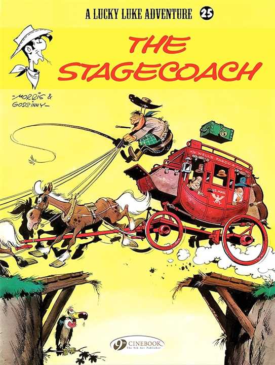 Lucky Luke: The Stagecoach; paperback; series No.25 - Market 12