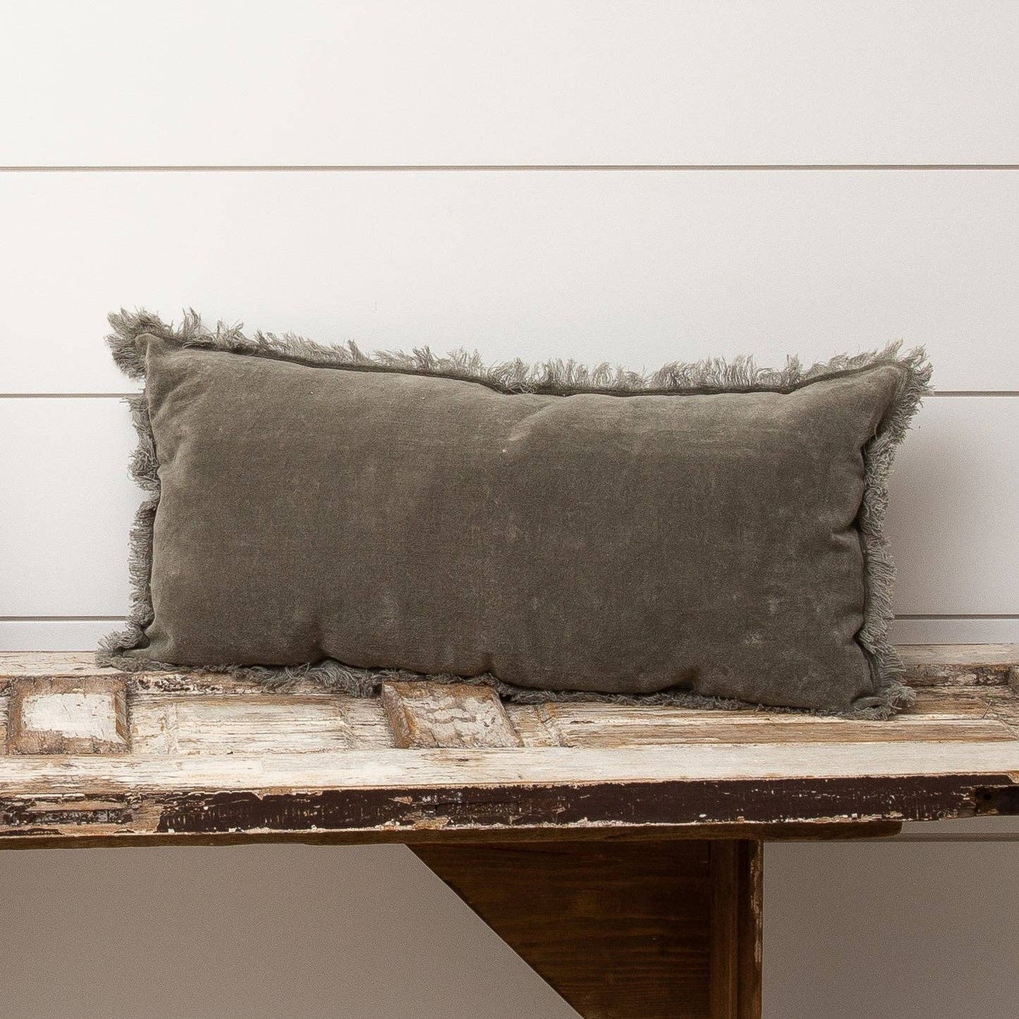 Lumbar Pillow - Velvet, Slate (PC) - Market 12