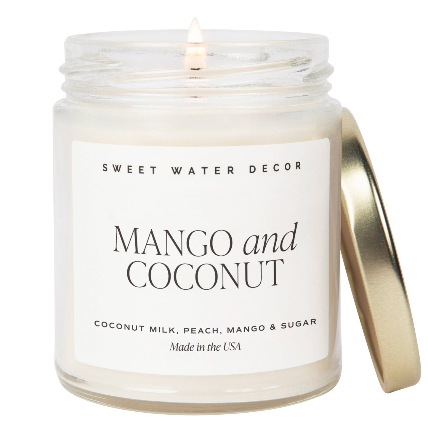 Mango and Coconut 9 oz Soy Candle - Home Decor & Gifts - Market 12