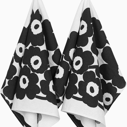 Marimekko Unikko Cotton Linen Kitchen Towel(2 colors available) - Market 12