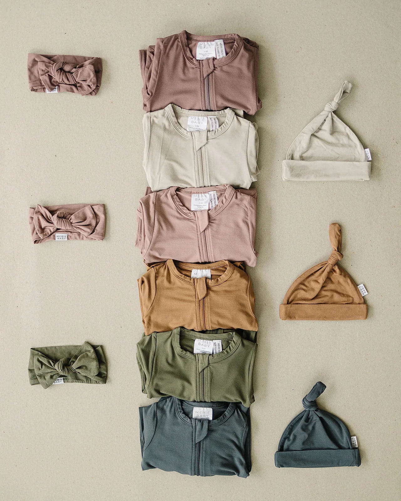 Mebie Baby Bamboo Zipper - Market 12