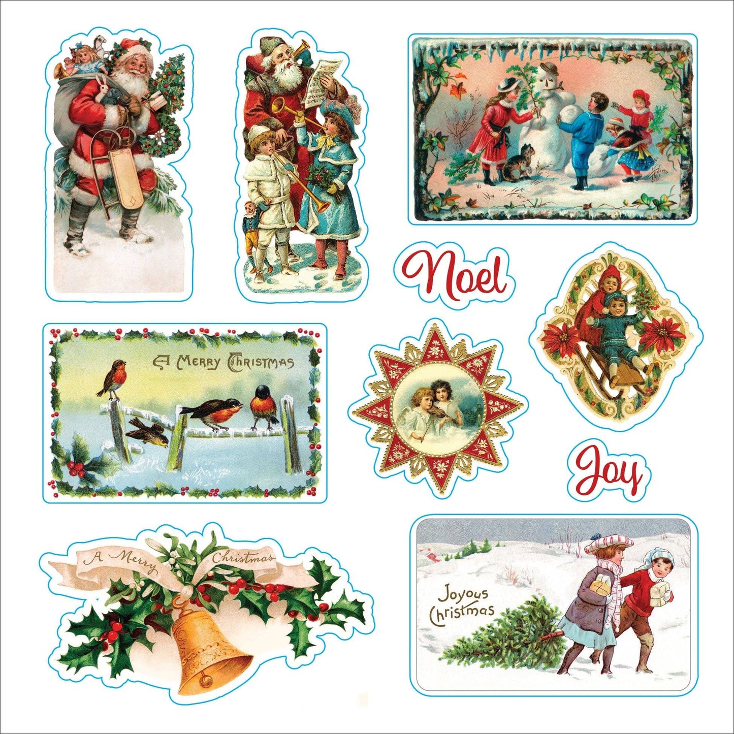 Merry & Bright Christmas! A Festive Sticker Book - Market 12