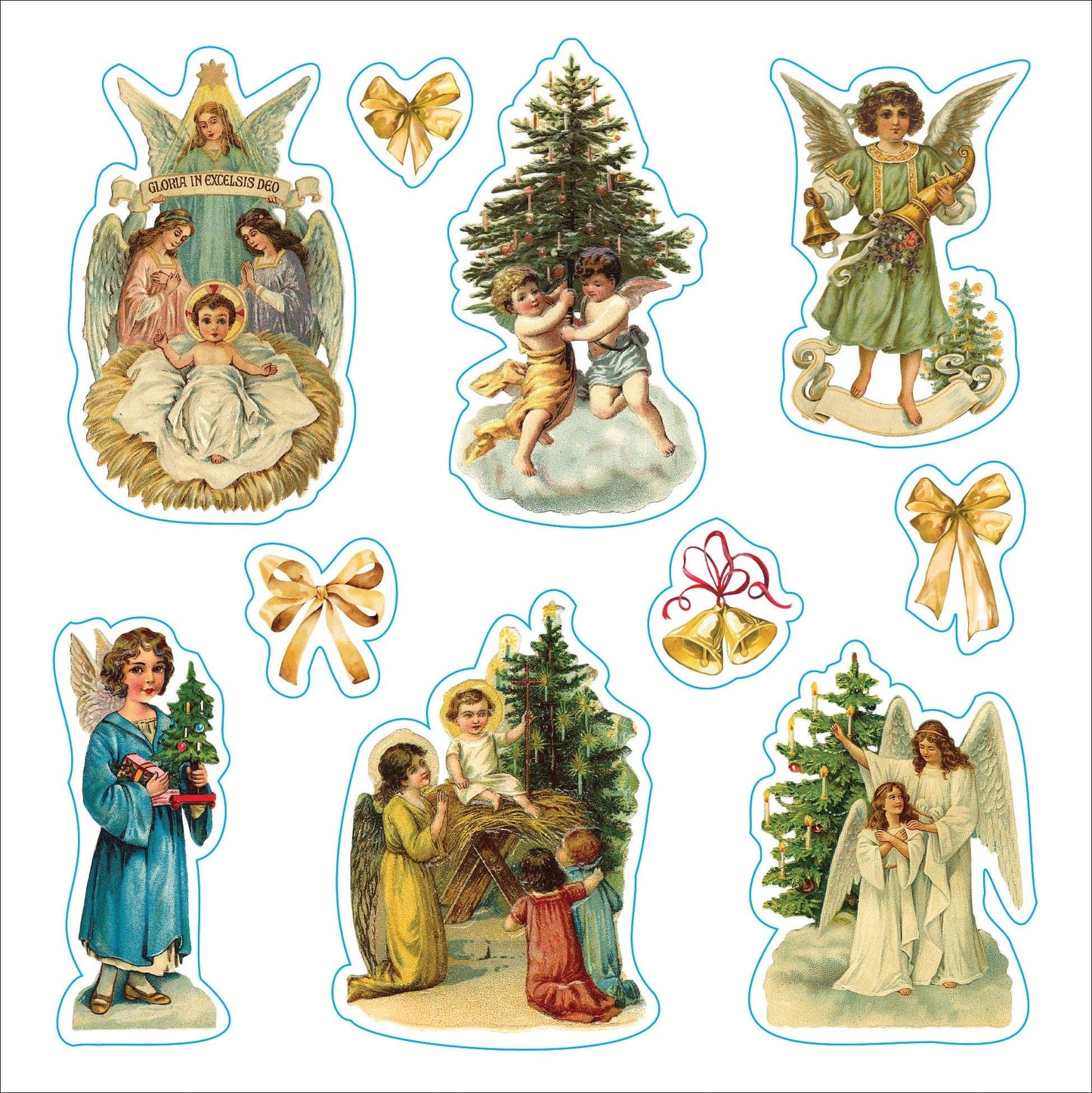 Merry & Bright Christmas! A Festive Sticker Book - Market 12