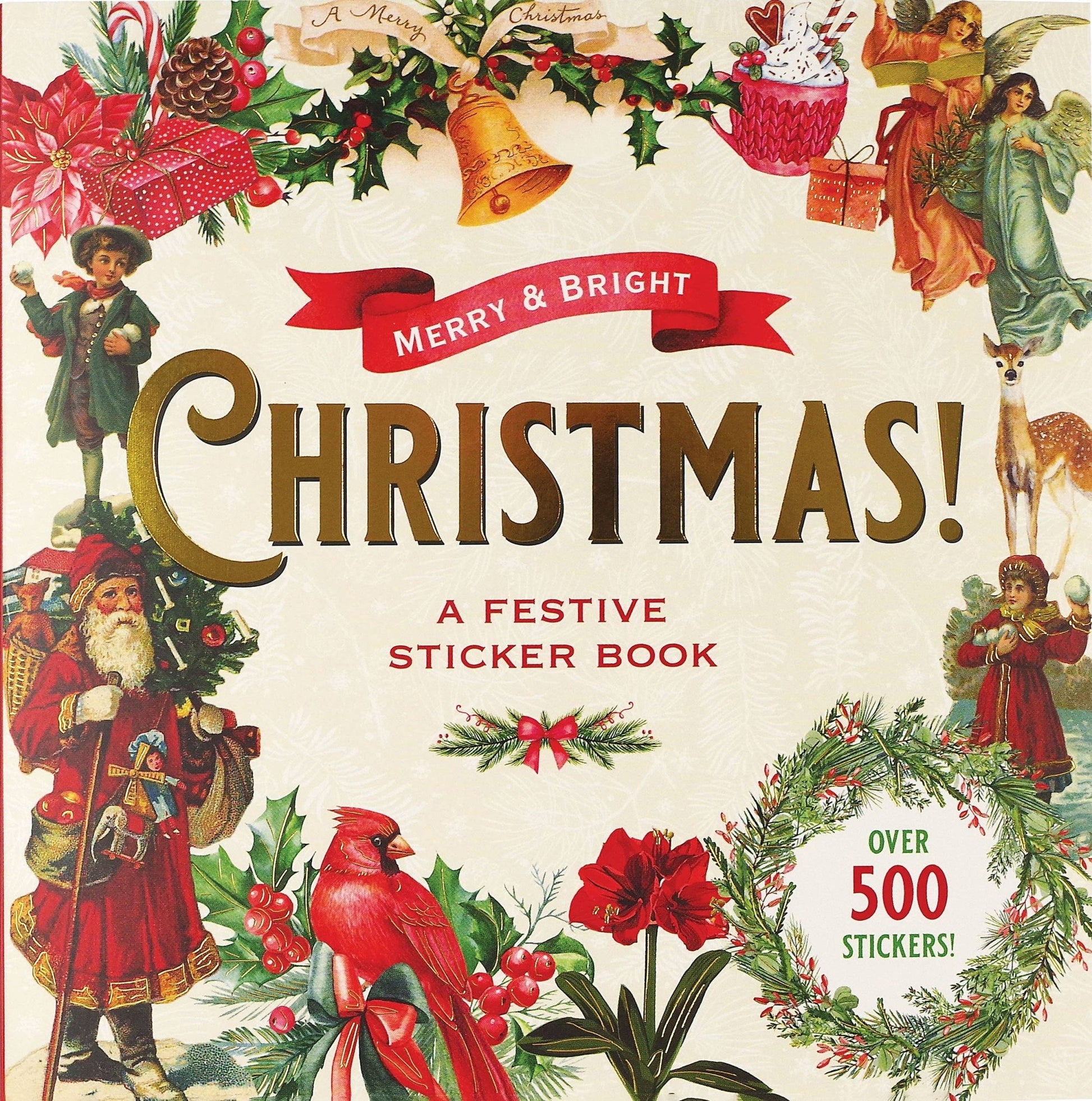 Merry & Bright Christmas! A Festive Sticker Book - Market 12
