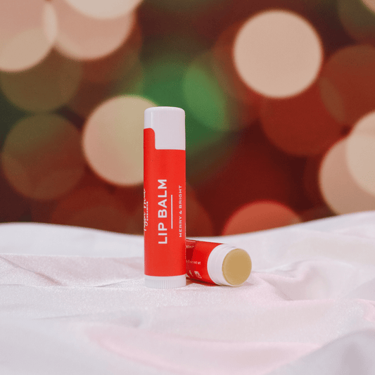 Merry & Bright organic lip balm - Market 12