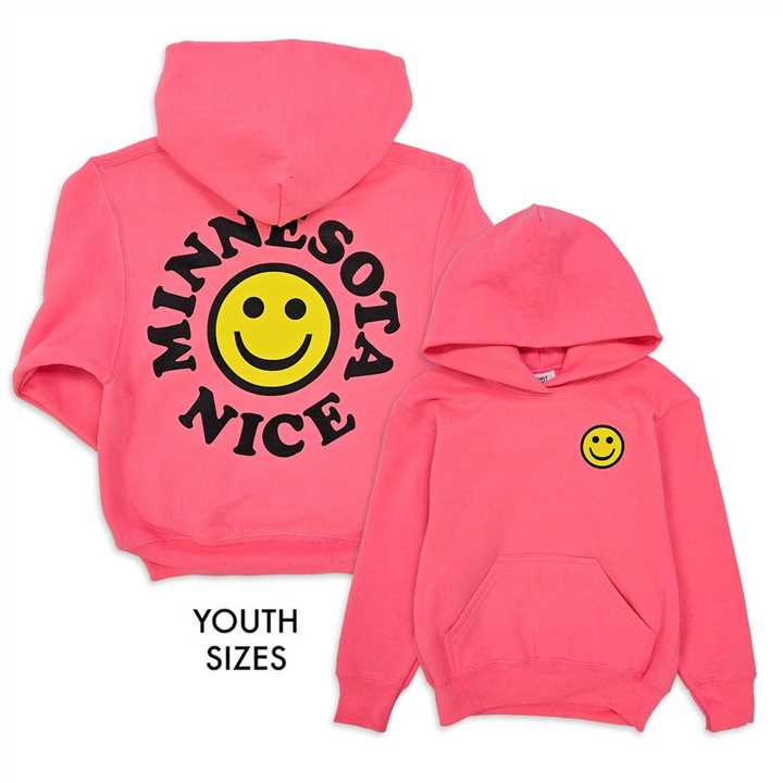 MN Nice Smile Hoodie - Youth - Market 12