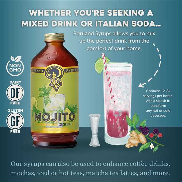 Mojito Syrup 12oz Beverage Mixer - Market 12